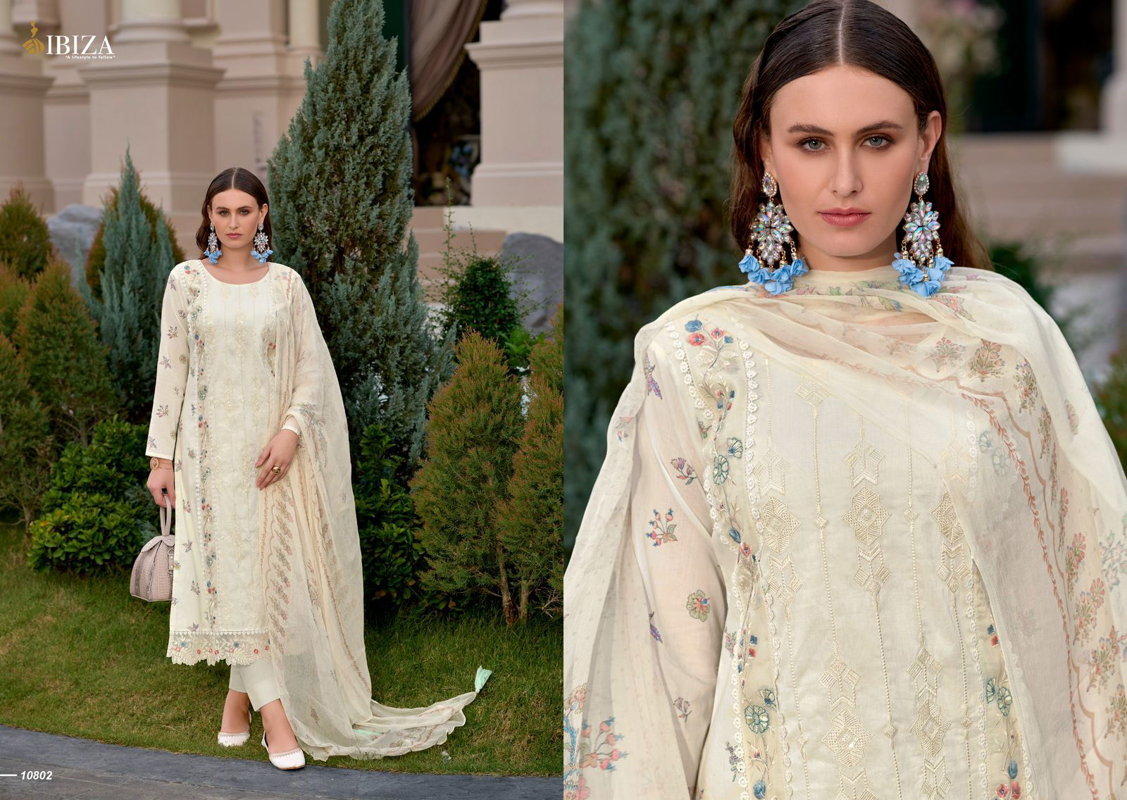Lavesta By Ibiza Lawn Cotton Digital Printed Salwar Kameez Wholesale Clothing Suppliers In India
